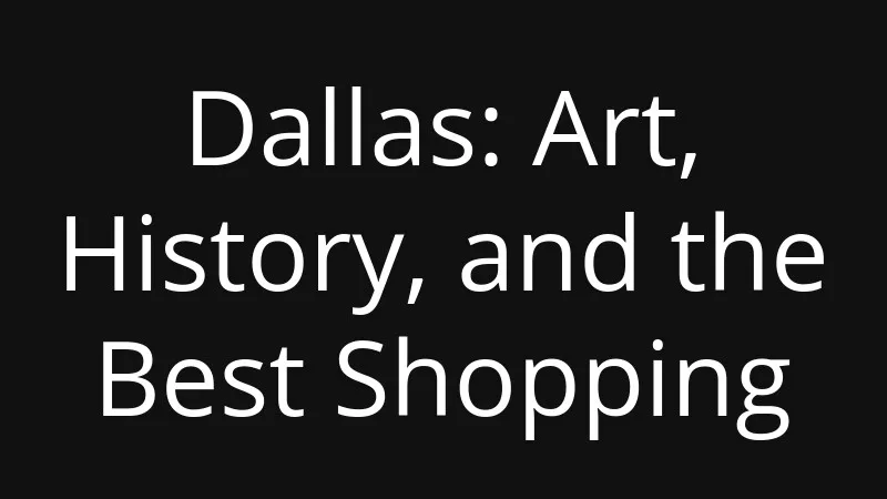 dallas-art-history-and-the-best-shopping